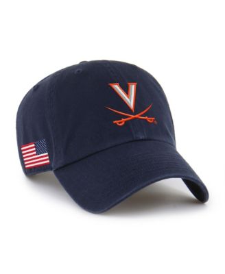 Men's Navy Virginia Cavaliers Americana Heritage Clean Up Adjustable Hat