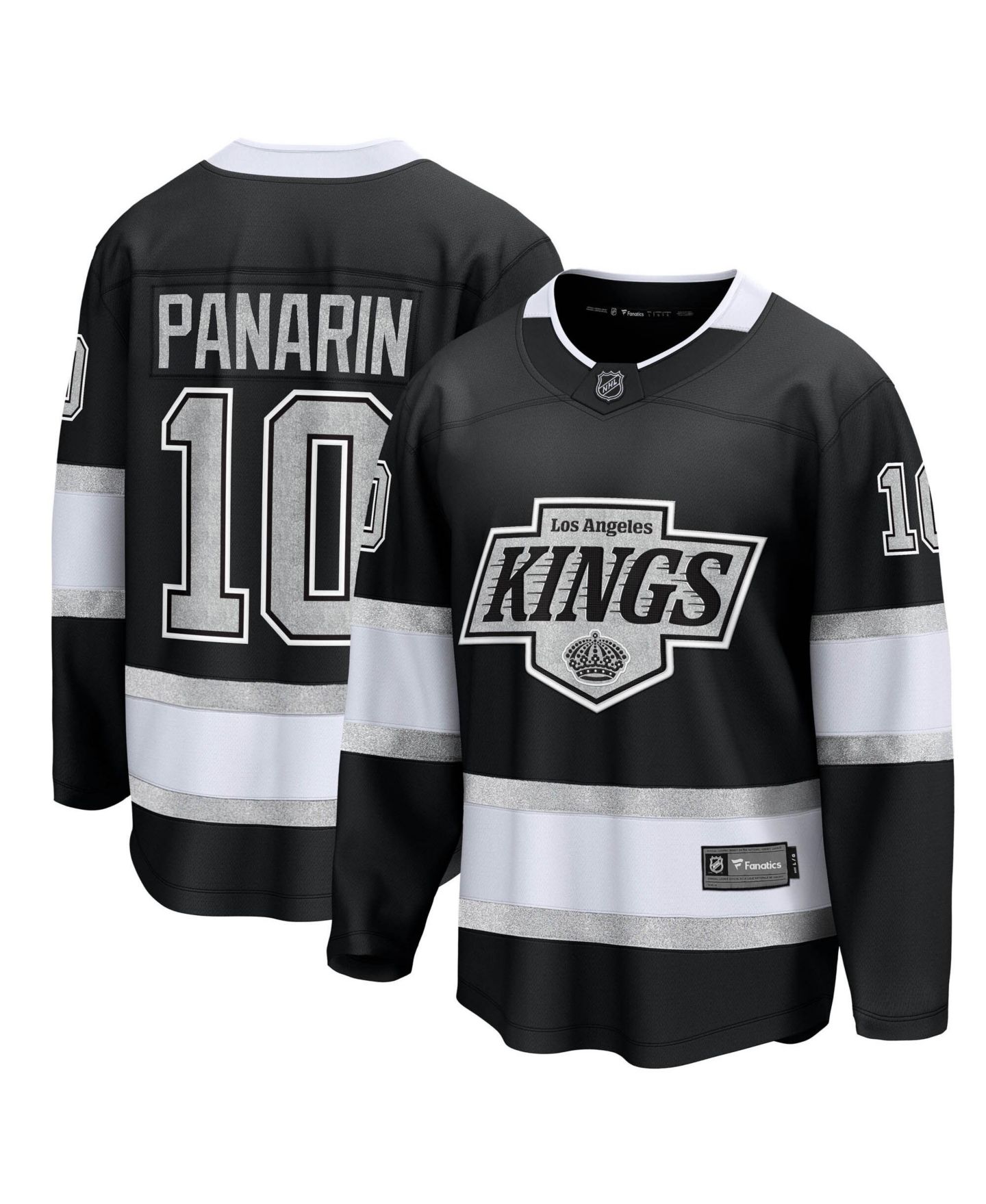 Мужской топ Fanatics Artemi Panarin Black Los Angeles Kings Home Breakaway Jersey — фото 1