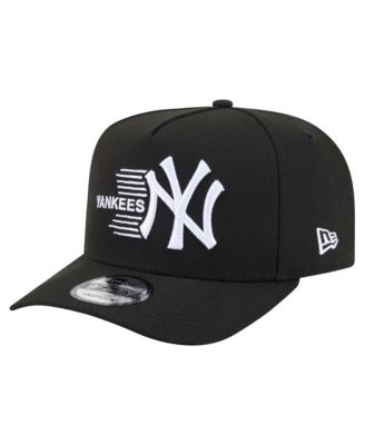 Men's Black New York Yankees Motion A-Frame 9FIFTY Snapback Hat