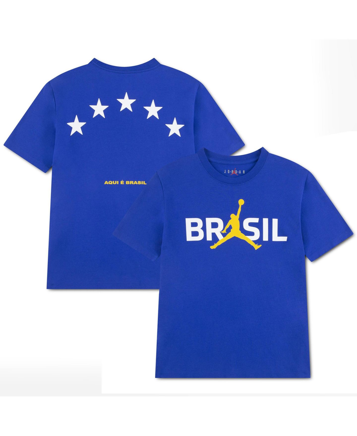 Детская футболка Jordan Royal Brazil National Team 5-Star Logo — фото 1