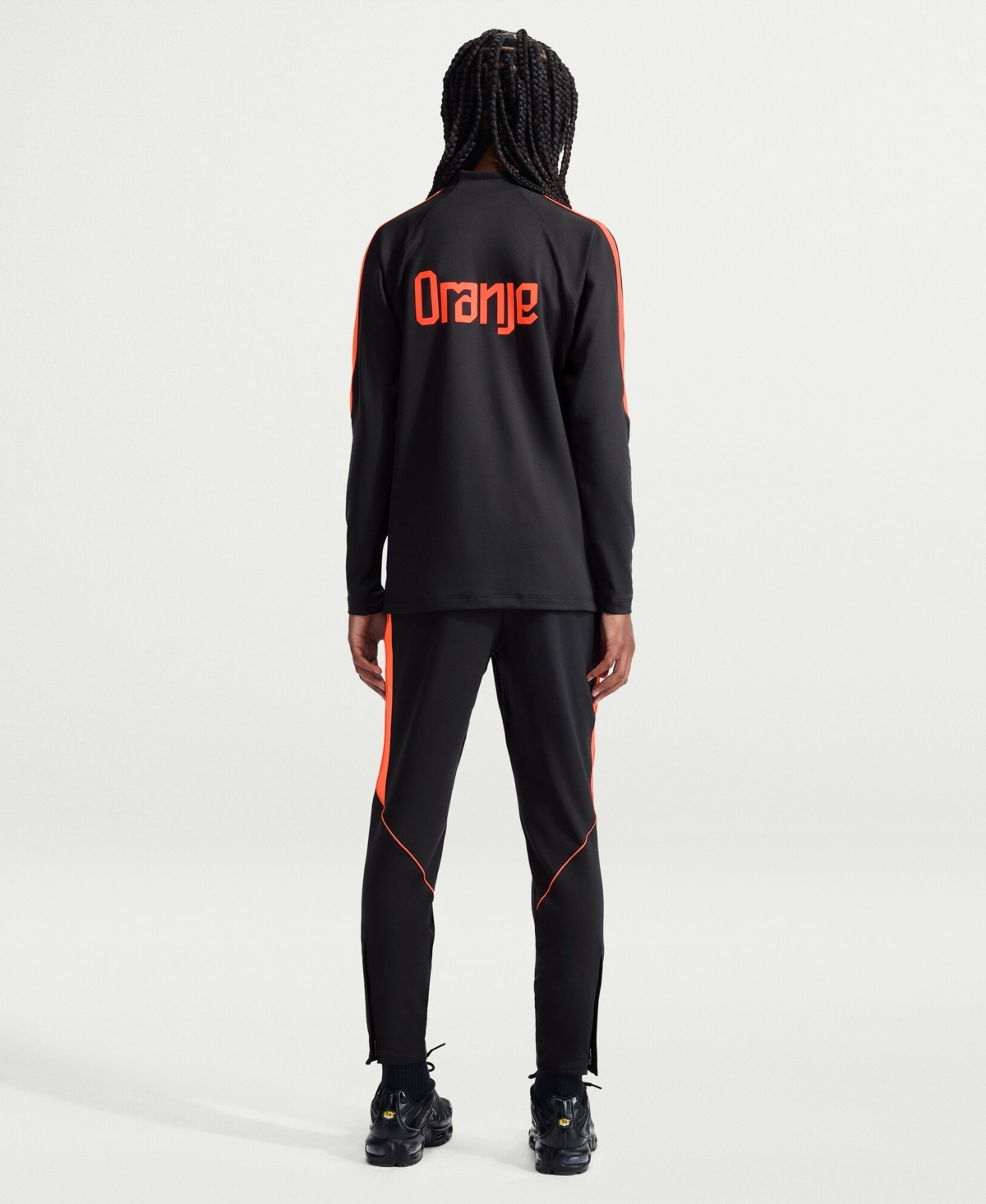 Nike Big Boys and Girls Black Netherlands National Team 2026 Strike Dri-fit Long Sleeve Quarter-Zip Drill Jerseys