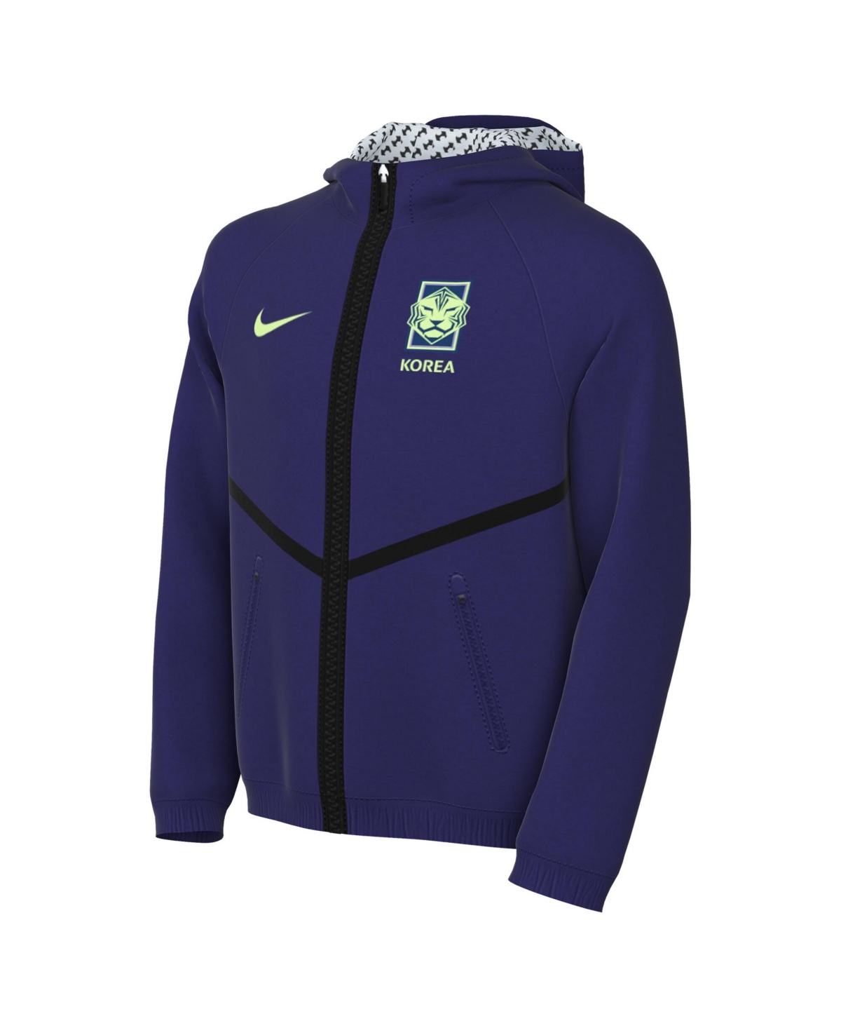 Nike Big Boys and Girls Purple South Korea National Team 2026 Anthem Full-Zip Hooded Jacket