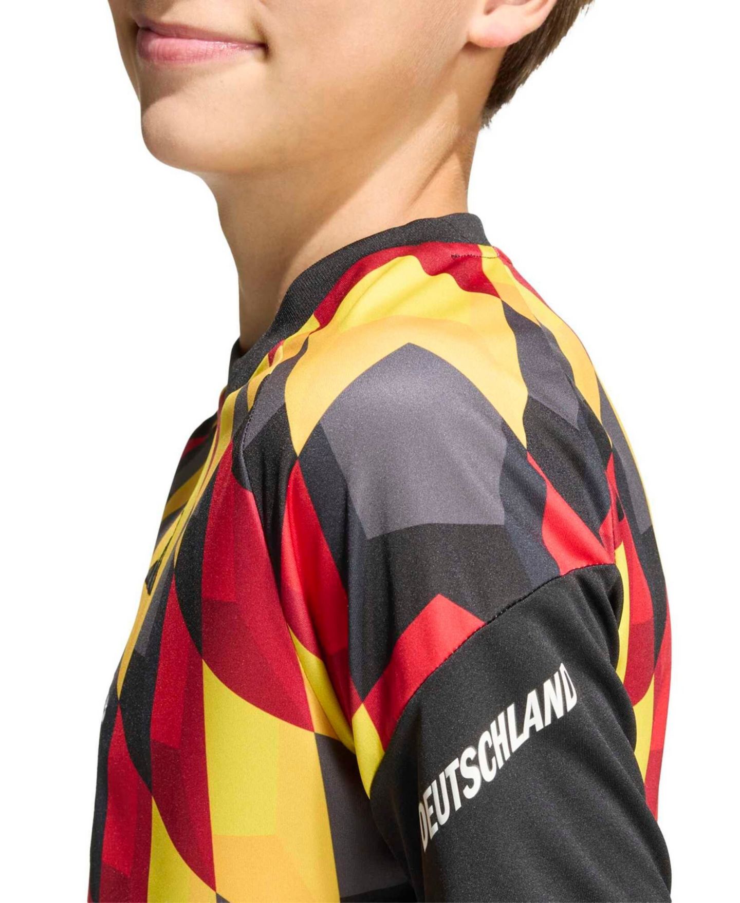 Детская предматчевая джерси adidas сборной Германии 2026, Black — фото 3