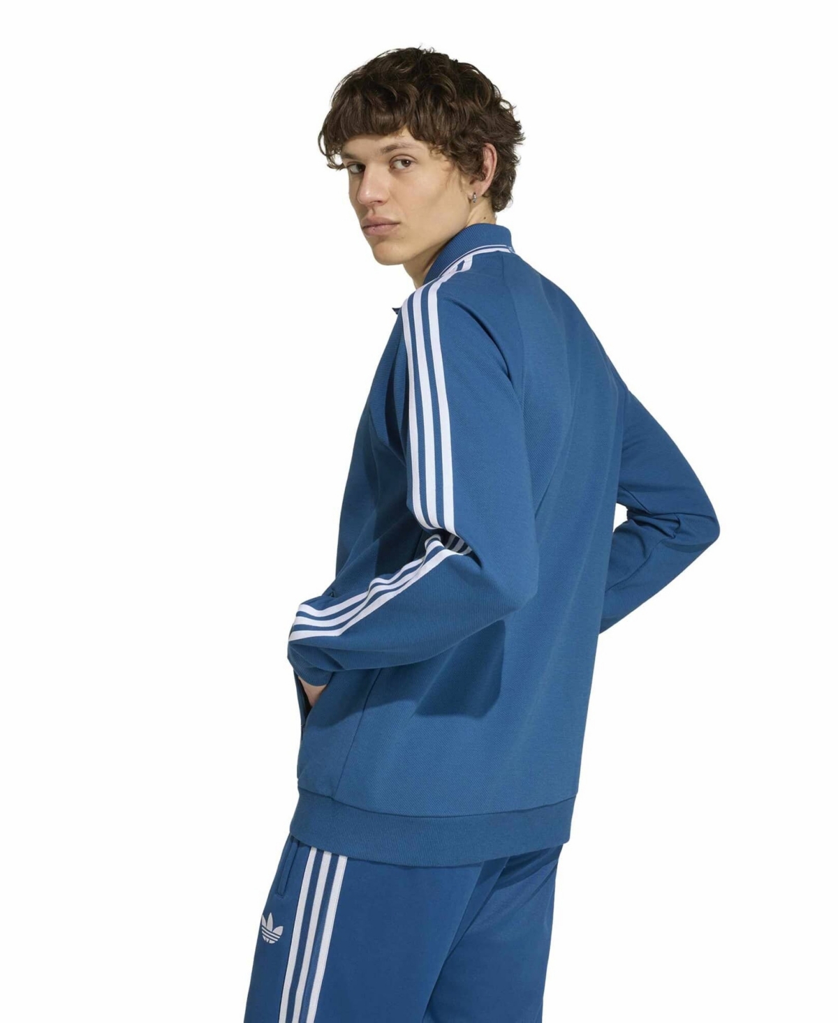 Adidas Men's Blue Greece National Team 2026 Full-Zip Anthem Jacket