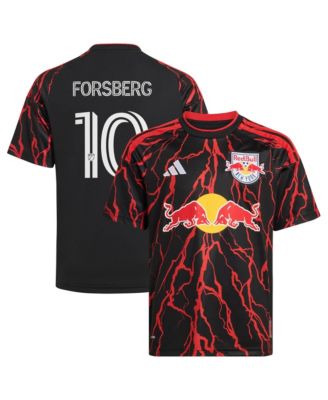 Big Boys and Girls Emil Forsberg Black New York Red Bulls 2026 The Rooted Kit Replica Jersey