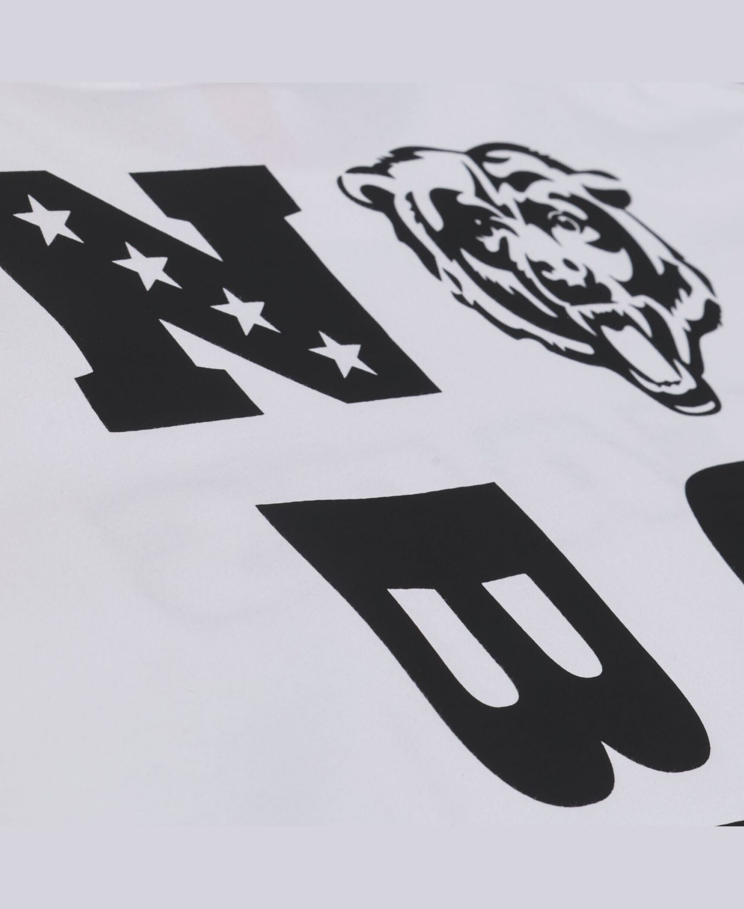 Men's White Chicago Bears Monochrome T-Shirt