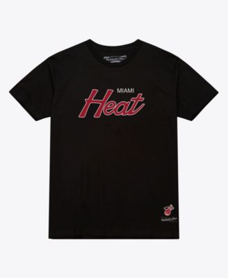 Men's Black Miami Heat Wordmark T-Shirt