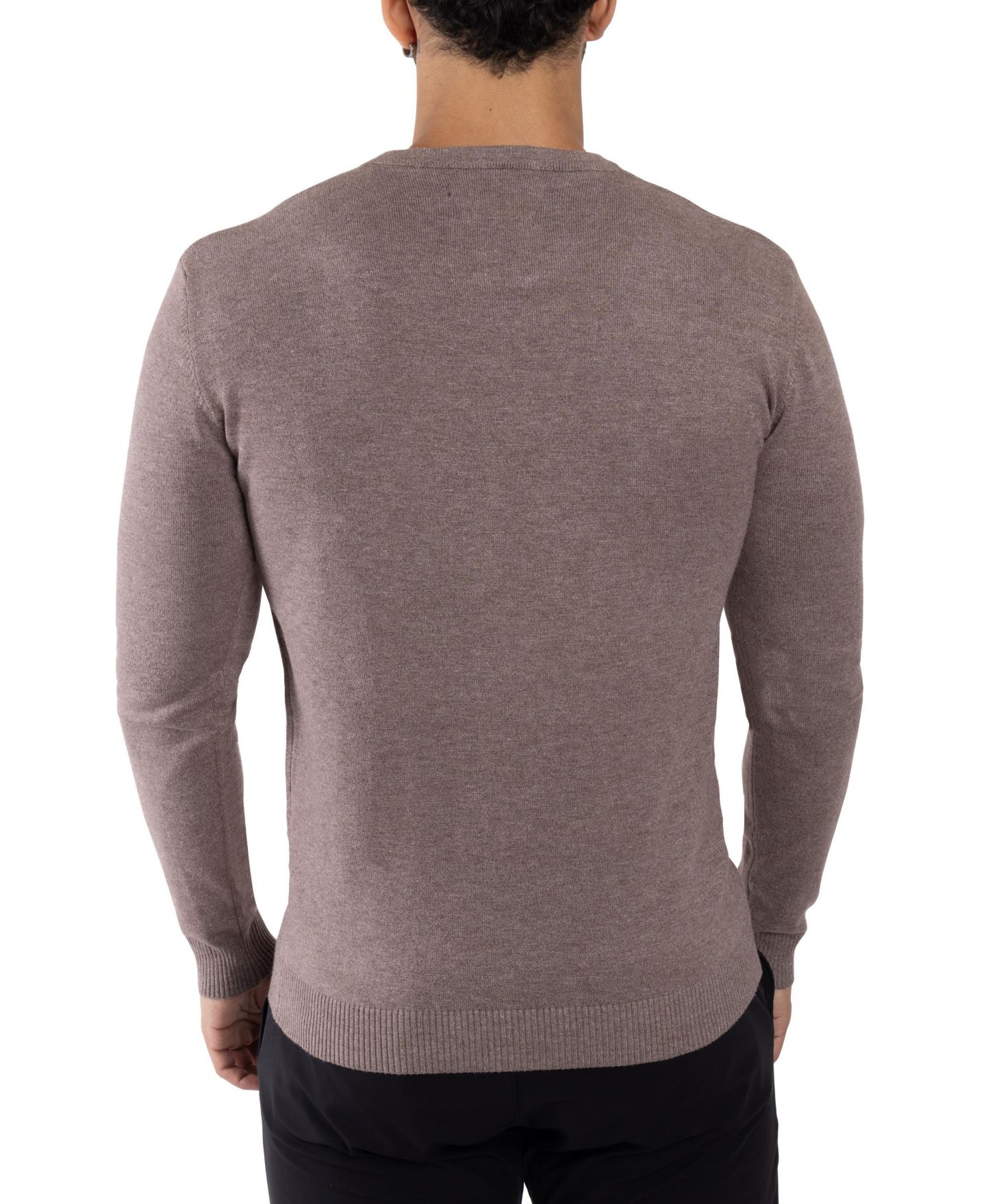 Мужской свитер X-Ray Big & Tall Basic Crewneck, цвет: Серый — фото 2