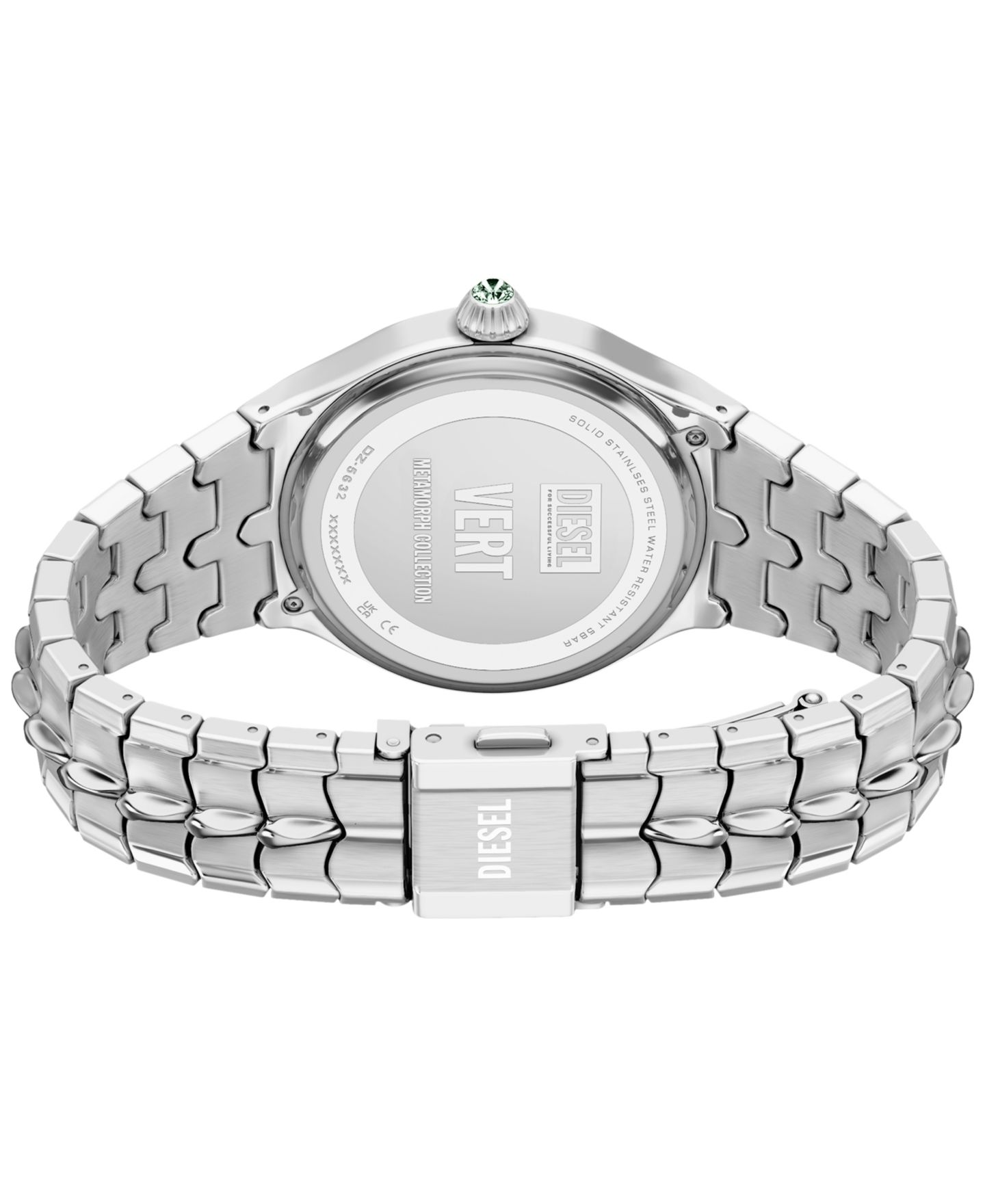 Женские часы Diesel Vert Quartz Silver Stainless Steel Watch 32mm — фото 4