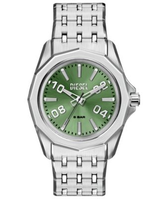 Men's Stinger Quartz Silver Stainless Steel Watch 44mm