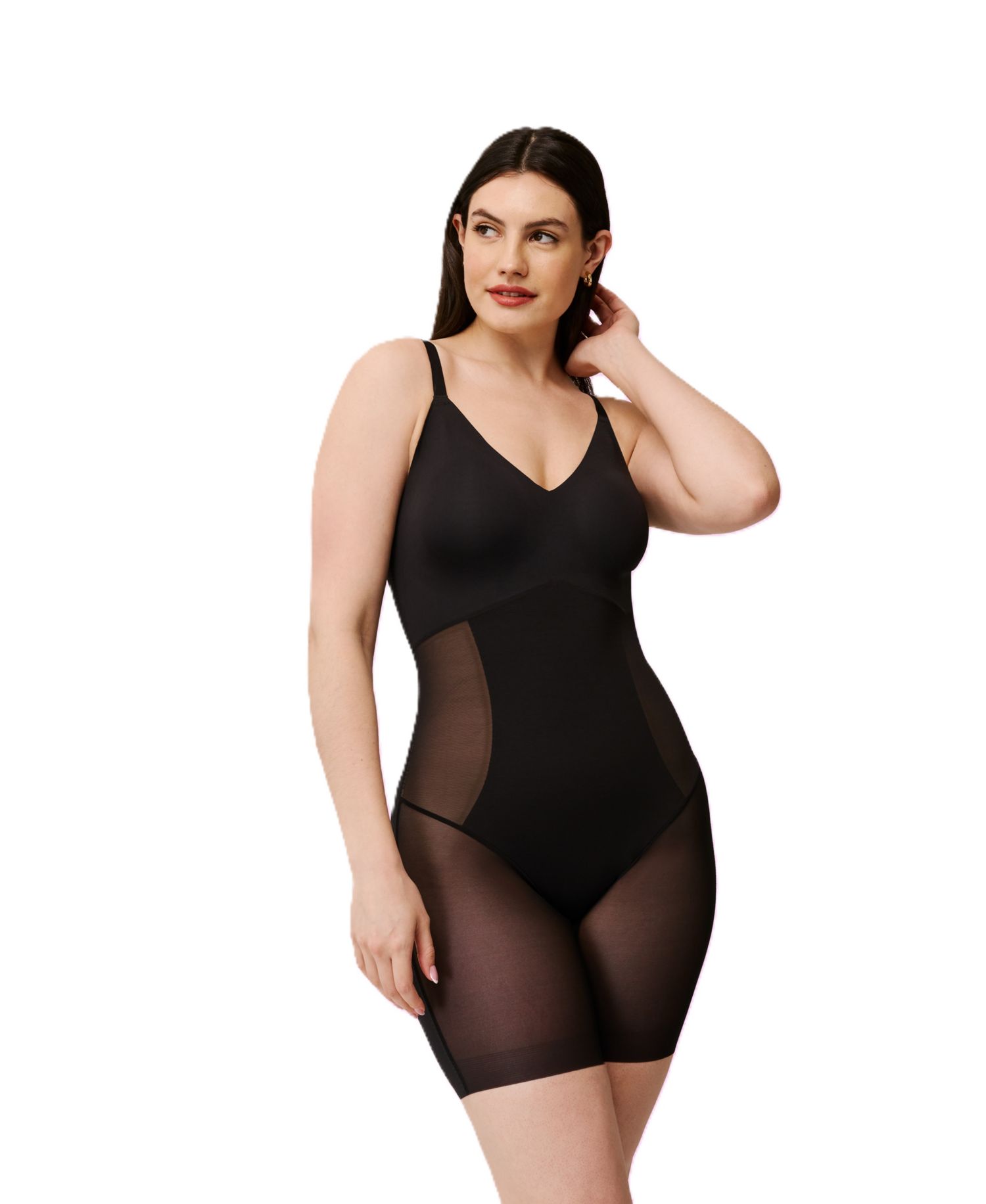 Women's Sculpting Mid-Thigh Bodysuit DMS900