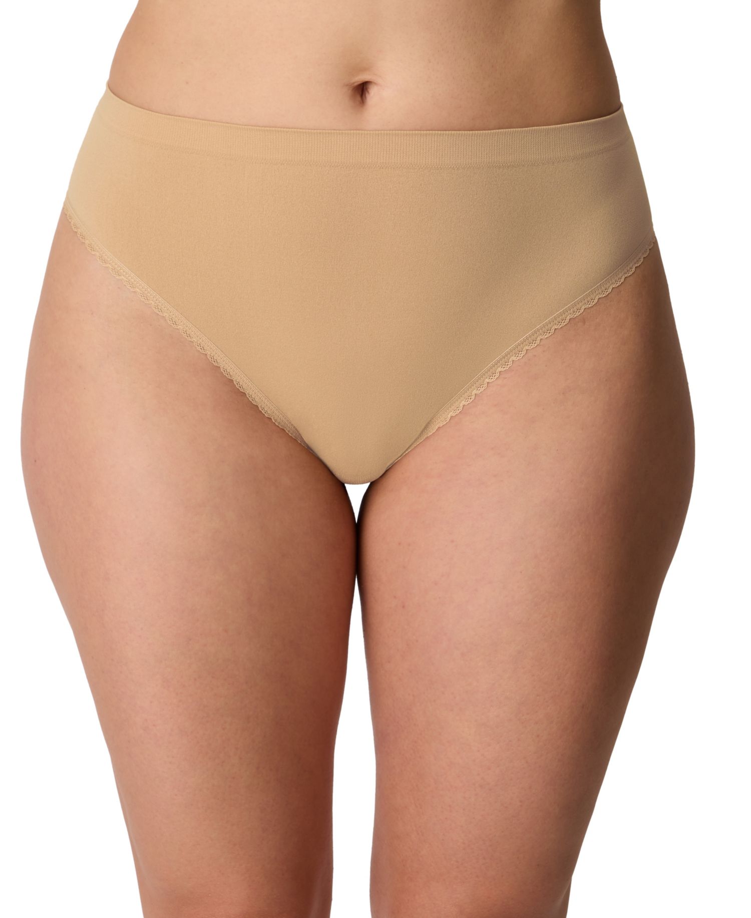 Women's Seamless High-Cut Brief Panty, DMSMLC
