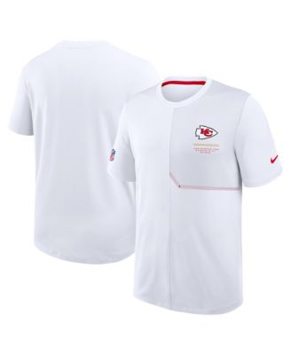 Men's White Kansas City Chiefs Sideline UV Dri-FIT Coaches T-Shirt