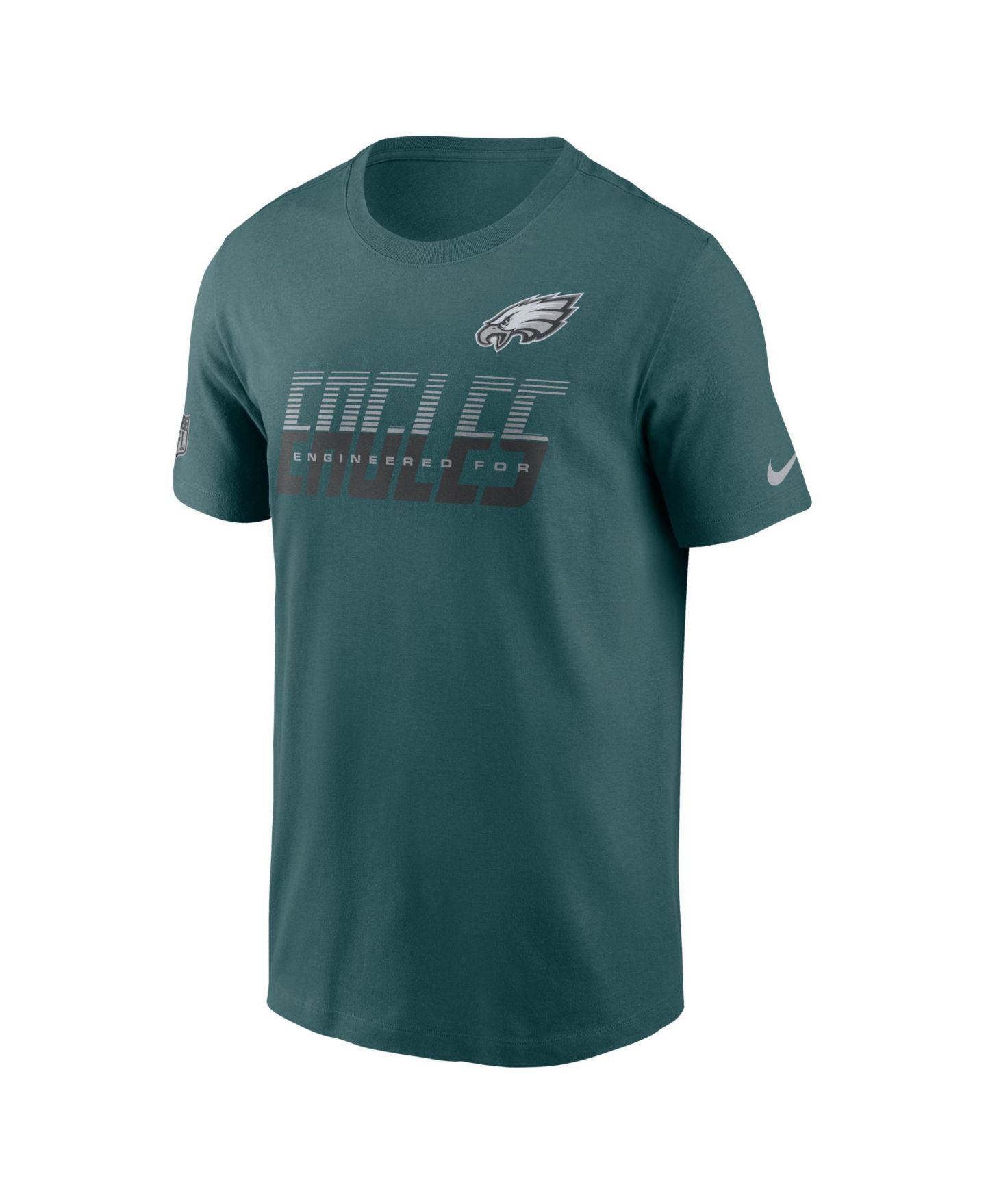 Мужская футболка Nike Midnight Green Philadelphia Eagles Sideline Dri-FIT — фото 2