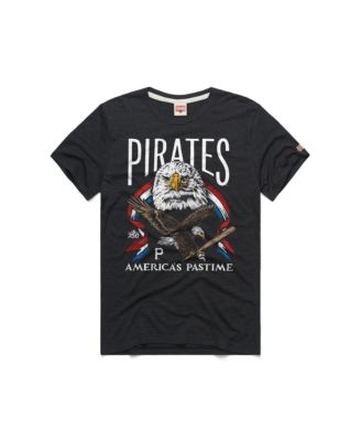 Men's Charcoal Pittsburgh Pirates America's Pastime Tri-Blend T-Shirt