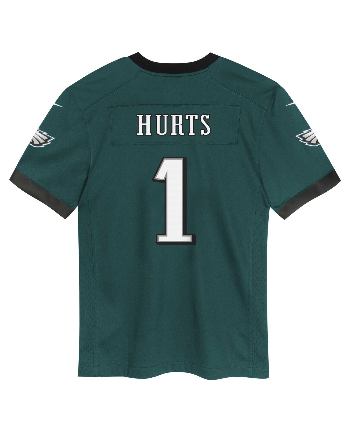 Детское джерси Nike Jalen Hurts Philadelphia Eagles Team Game, Midnight Green — фото 3