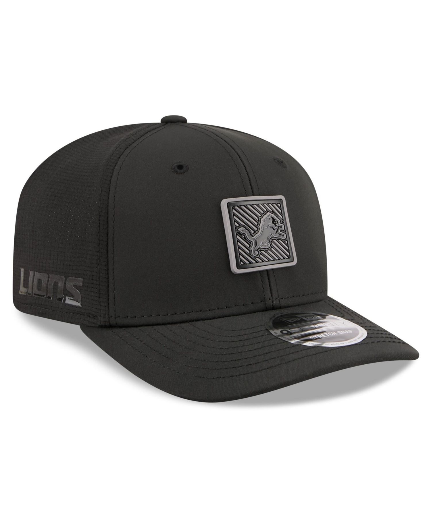 Men's Black Detroit Lions 2026 NFL Training Camp 9SEVENTY Adjustable Hat