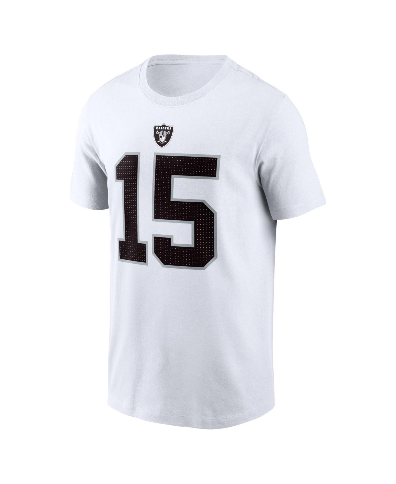 Men's Fernando Mendoza White Las Vegas Raiders Name & Number T-Shirt