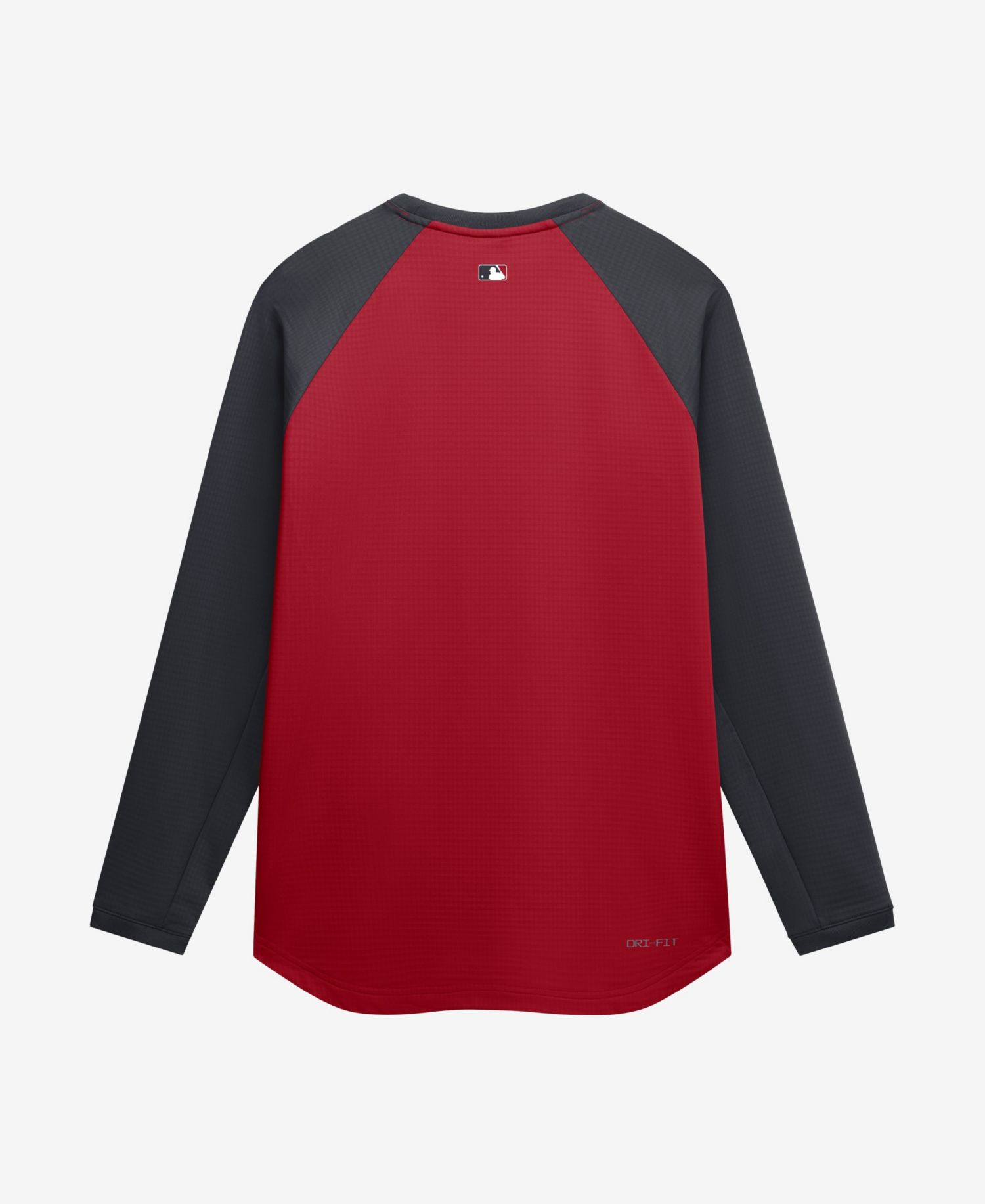 Men's Red Cleveland Guardians Authentic Collection Raglan Dri-FIT Sweatshirt