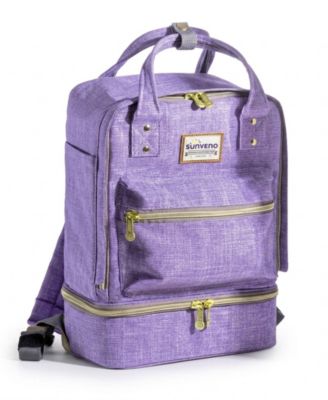 Baby Double Layer Breastmilk Cooler Backpack, Leak-Resistant Nursing Bag