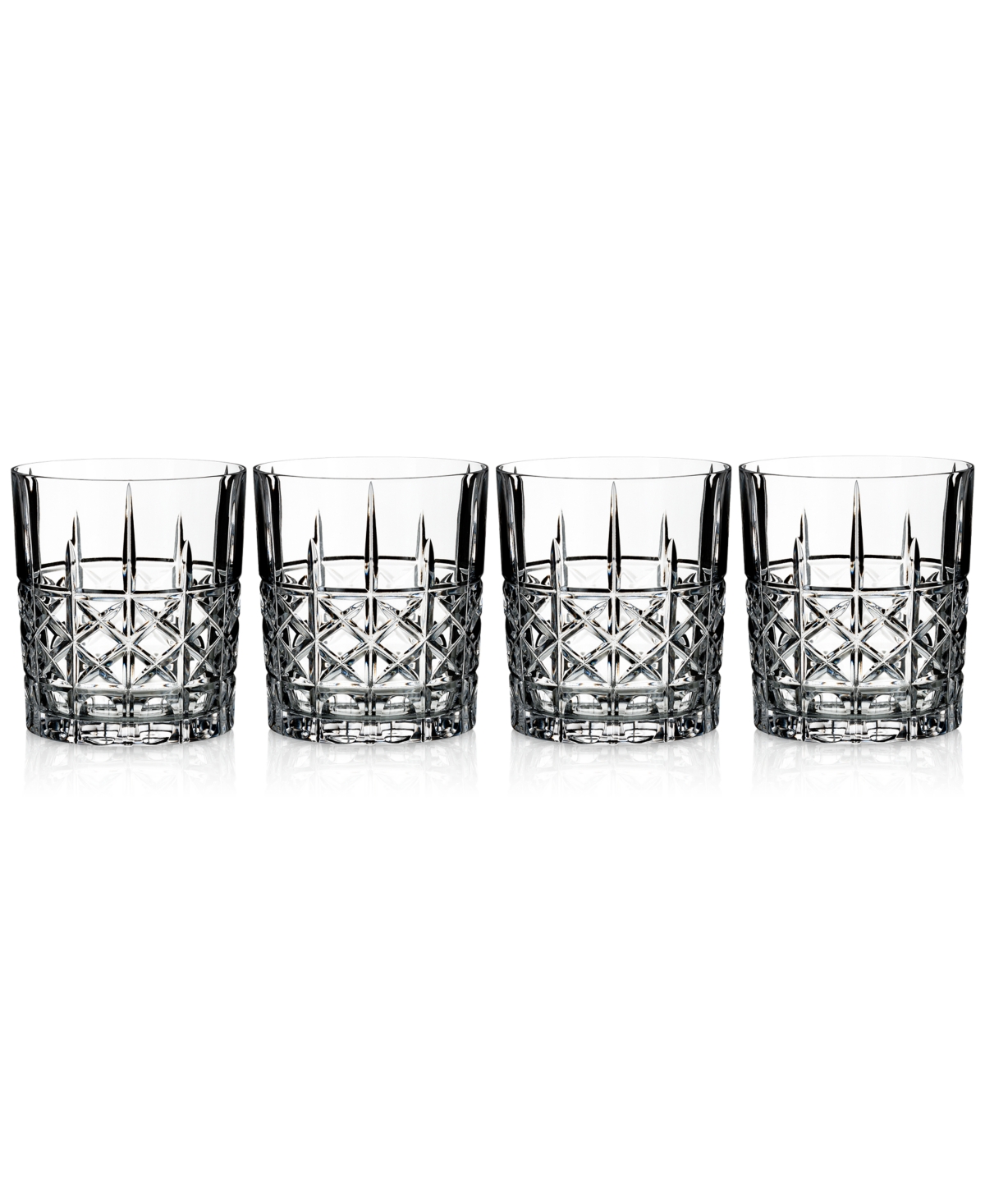 Shop Marquis By Waterford Brady 4-pc. Double Old Fashioned Glass Set In No Color