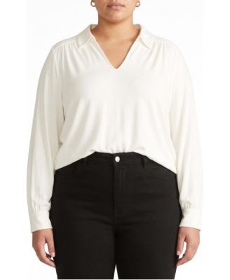 Plus Size Moore Liquid Jersey Blouse