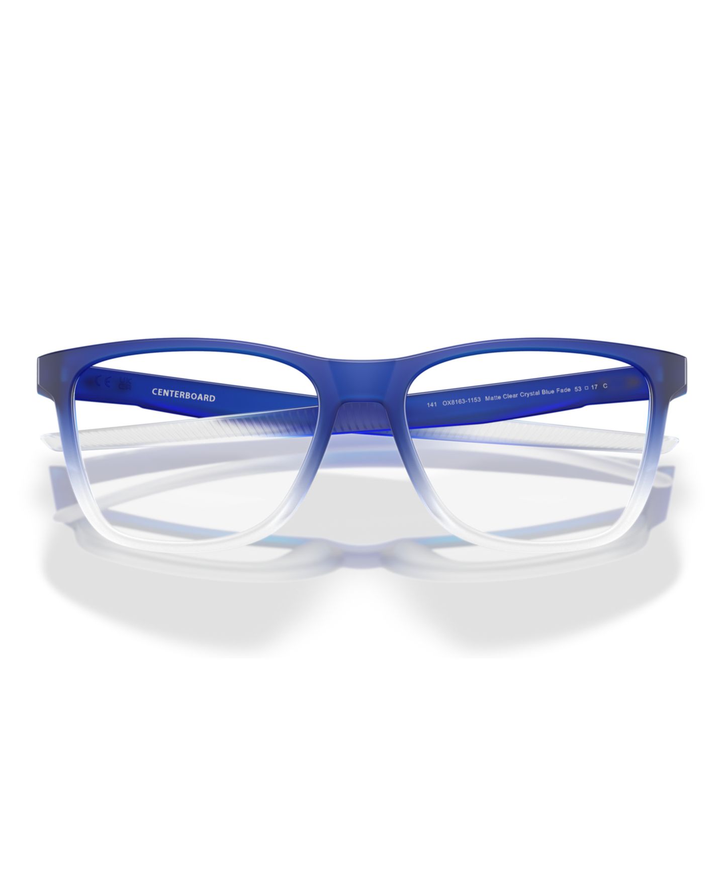 Мужские очки Oakley Centerboard Fathom Collection Eyeglasses, OX8163, цвет: Матовый прозрачный синий — фото 5
