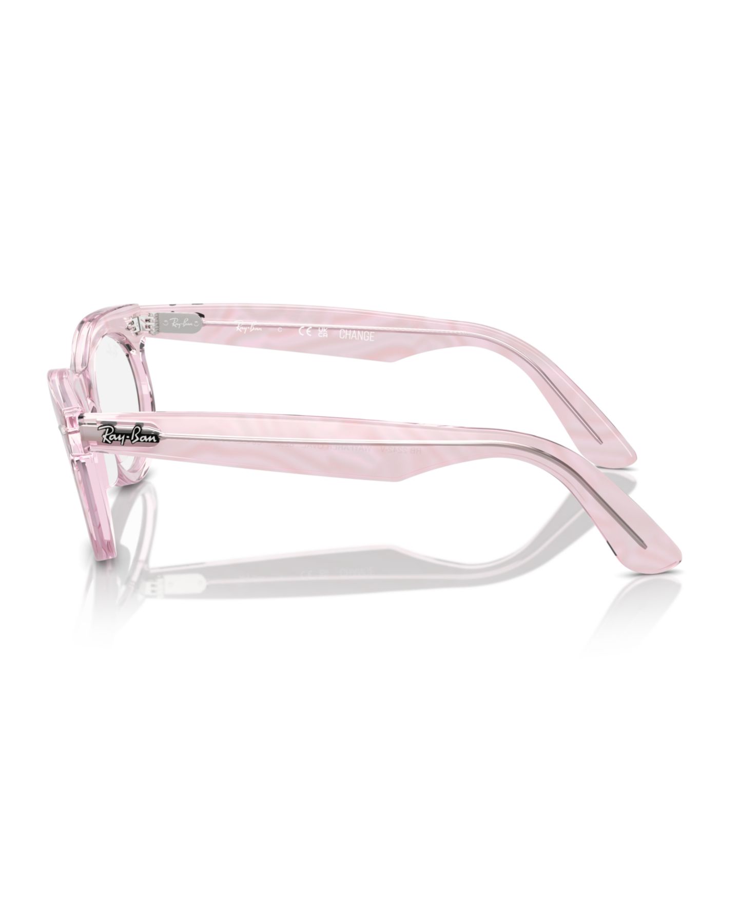 Очки Ray-Ban Unisex Wayfarer Oval Optics Change Eyeglasses, RB2242V, цвет: Фиолетовый — фото 3