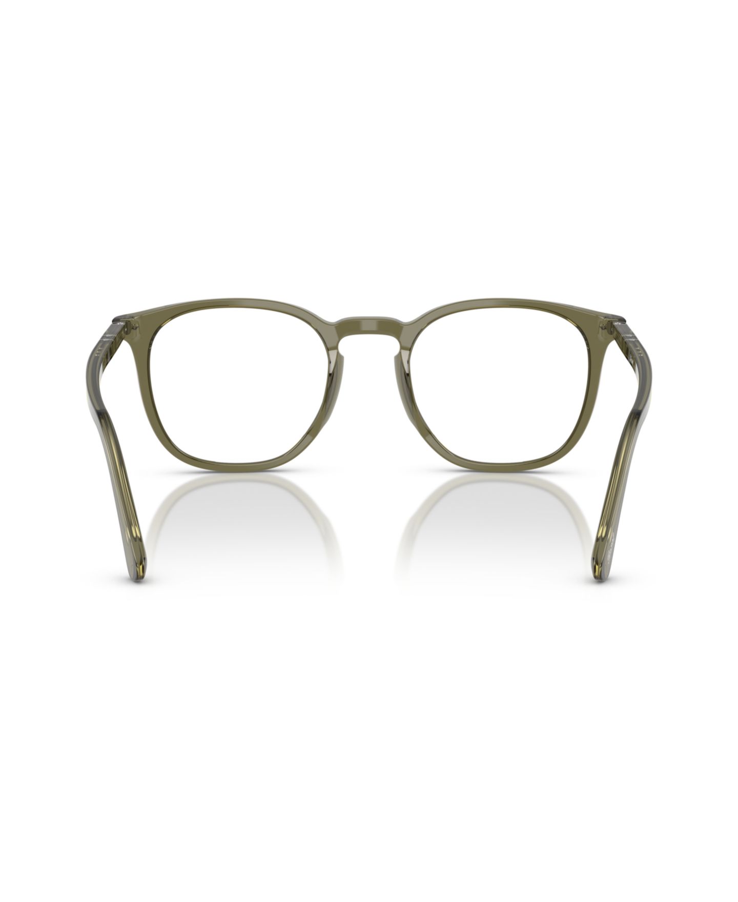 Очки Persol Unisex Eyeglasses, PO3318V, цвет: Оливковый прозрачный зелёный — фото 4
