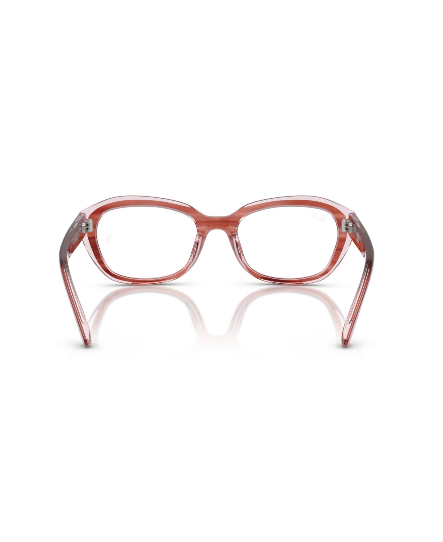 Женские очки Ray-Ban Jr Child Eyeglasses, RB1636, цвет: Розовый прозрачный розовый — фото 4