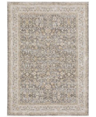 Maharaja 40M Beige and Gray 3'3" x 5' Area Rug
