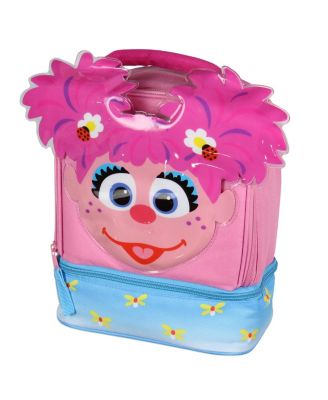 Abby Cadabby Face Kids Girls Cute Dual Compartment Insulated Lunch Box Pail Tote Bag 10"