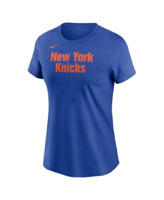 Women's Blue New York Knicks Core T-Shirt