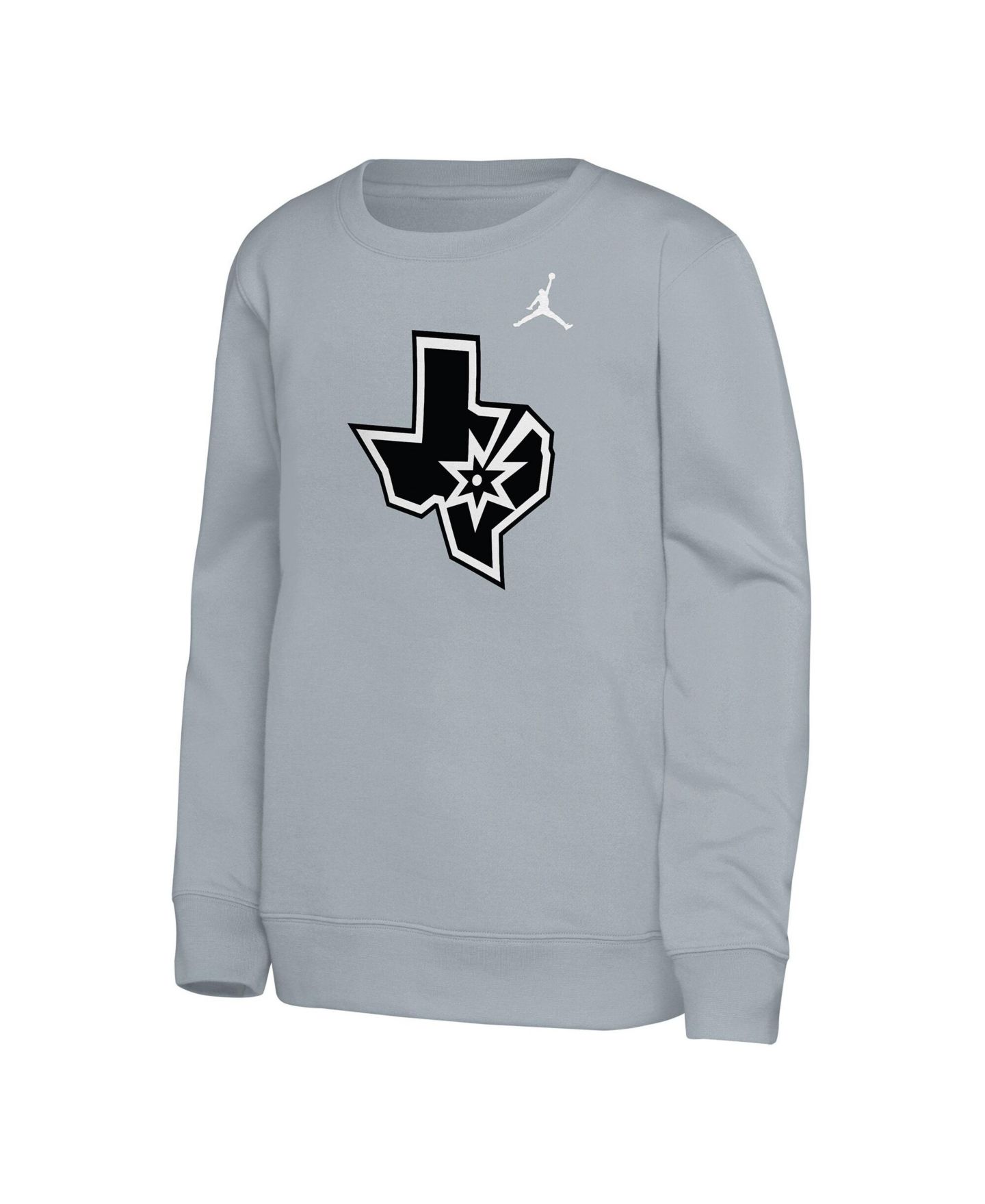 Детская толстовка Jordan Silver San Antonio Spurs Courtside Statement Edition — фото 2