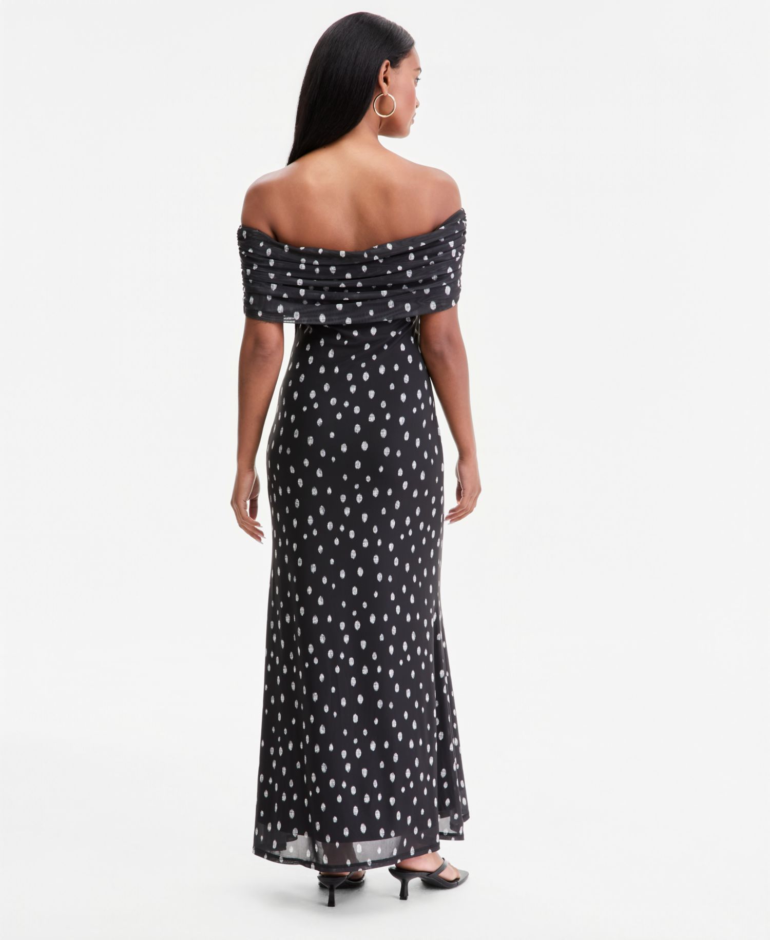 Women's Off-The-Shoulder Maxi Dress