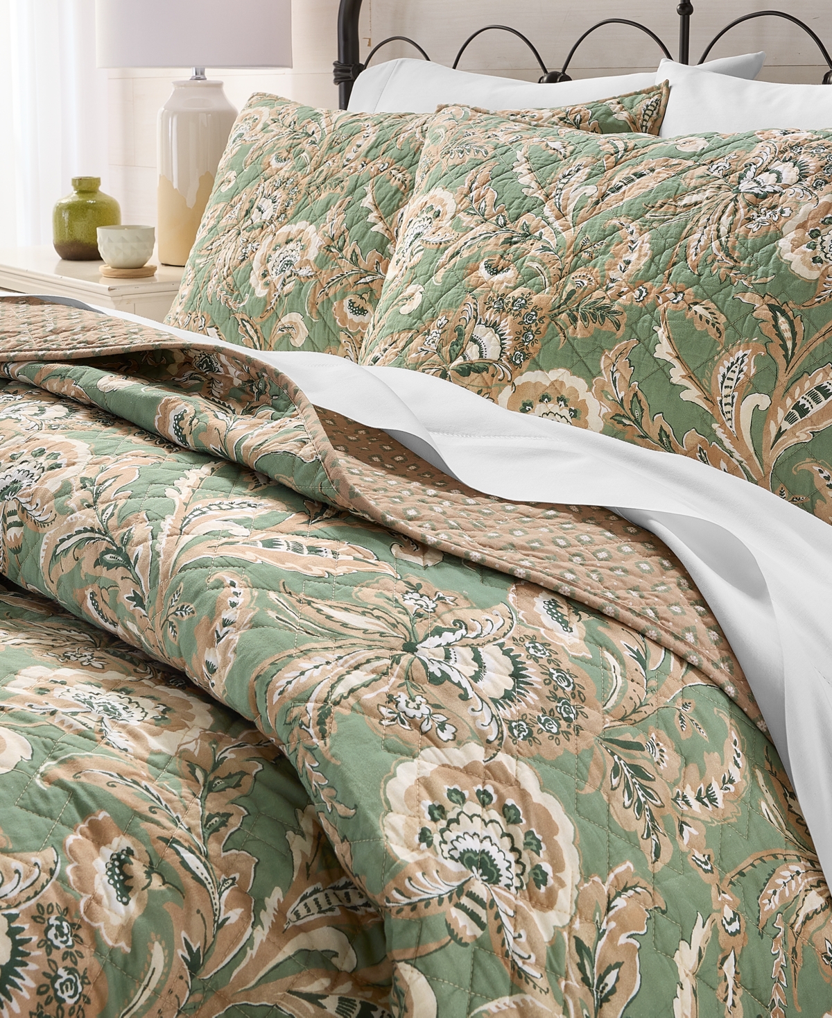 Charter Club Venetian Vine Quilted 3-Piece Quilt Set, King, Macy's Exclusive
