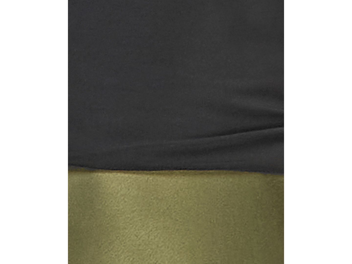 Женское платье ROW A Juniors' Cowl Neck Assymetric Lace Trim Satin Skirt Midi, цвет: Чёрный / Зелёный — фото 11
