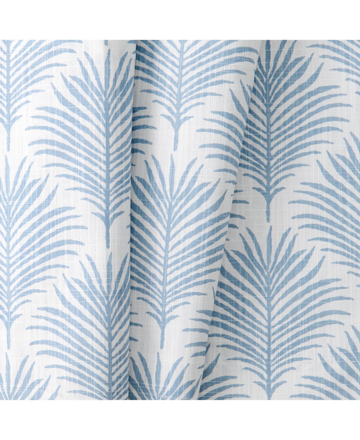 Ellis Curtain Palmetto 100percentage Cotton Scallop Poly-Cotton Lined Rod Pocket Valance