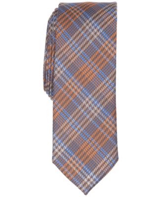 Men's Plaid Skinny Tie