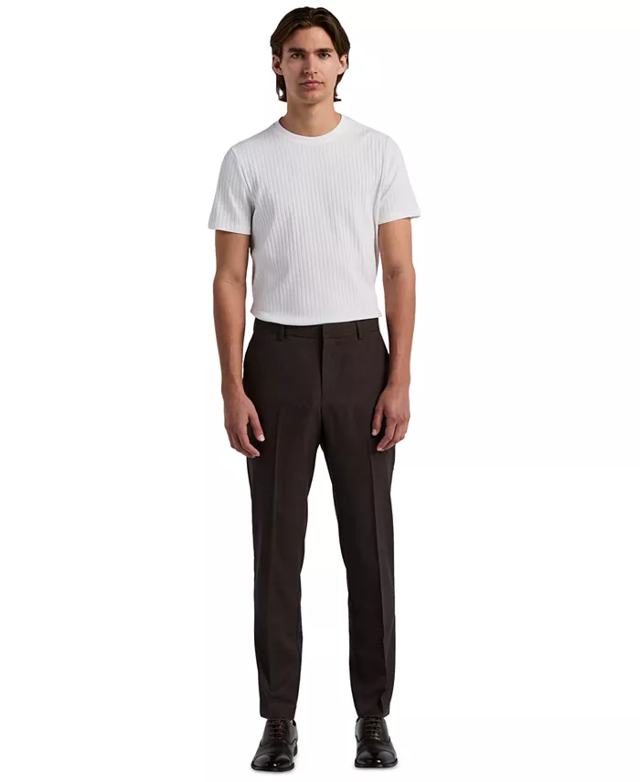 Men's Modern-Fit Sharkskin Dress Pants - thumbnail 9