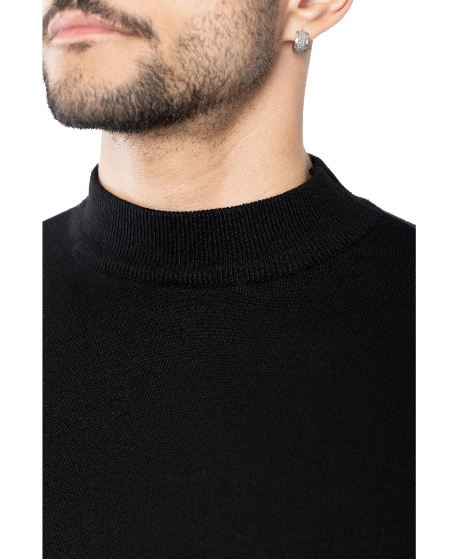 Big & Tall Mock Neck Sweater