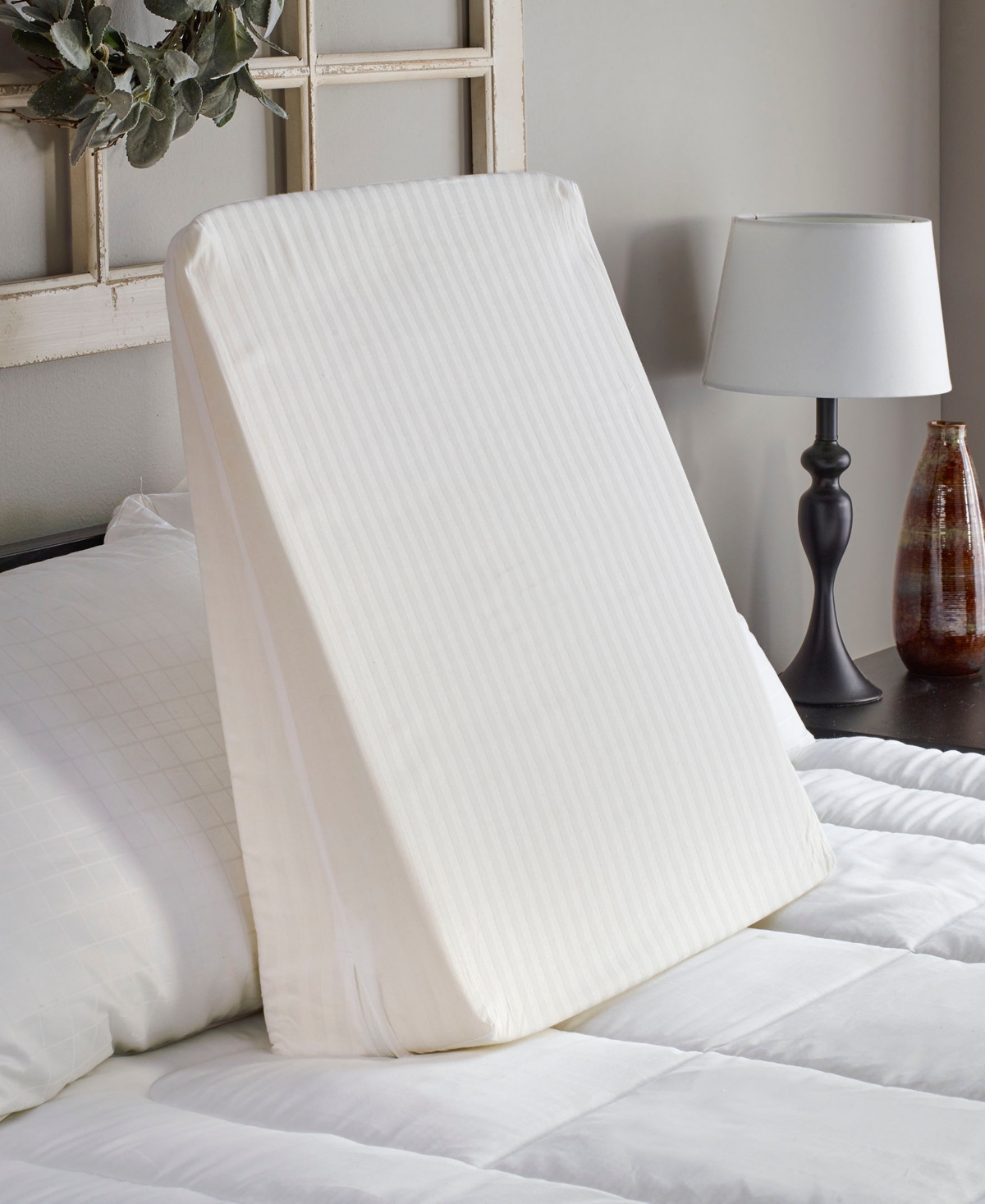 Comfort Supreme Wedge Inclined Support Pillow, 24" x 23"