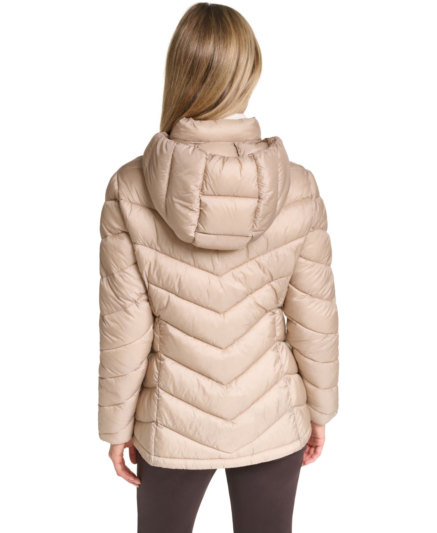 Women's Packable Hooded Puffer Coat