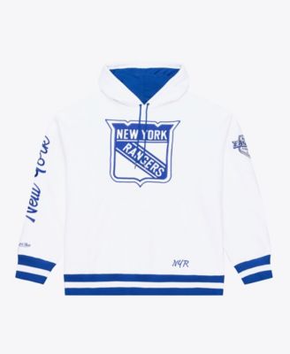 Men's White New York Rangers Arctic Fleece Hoodie
