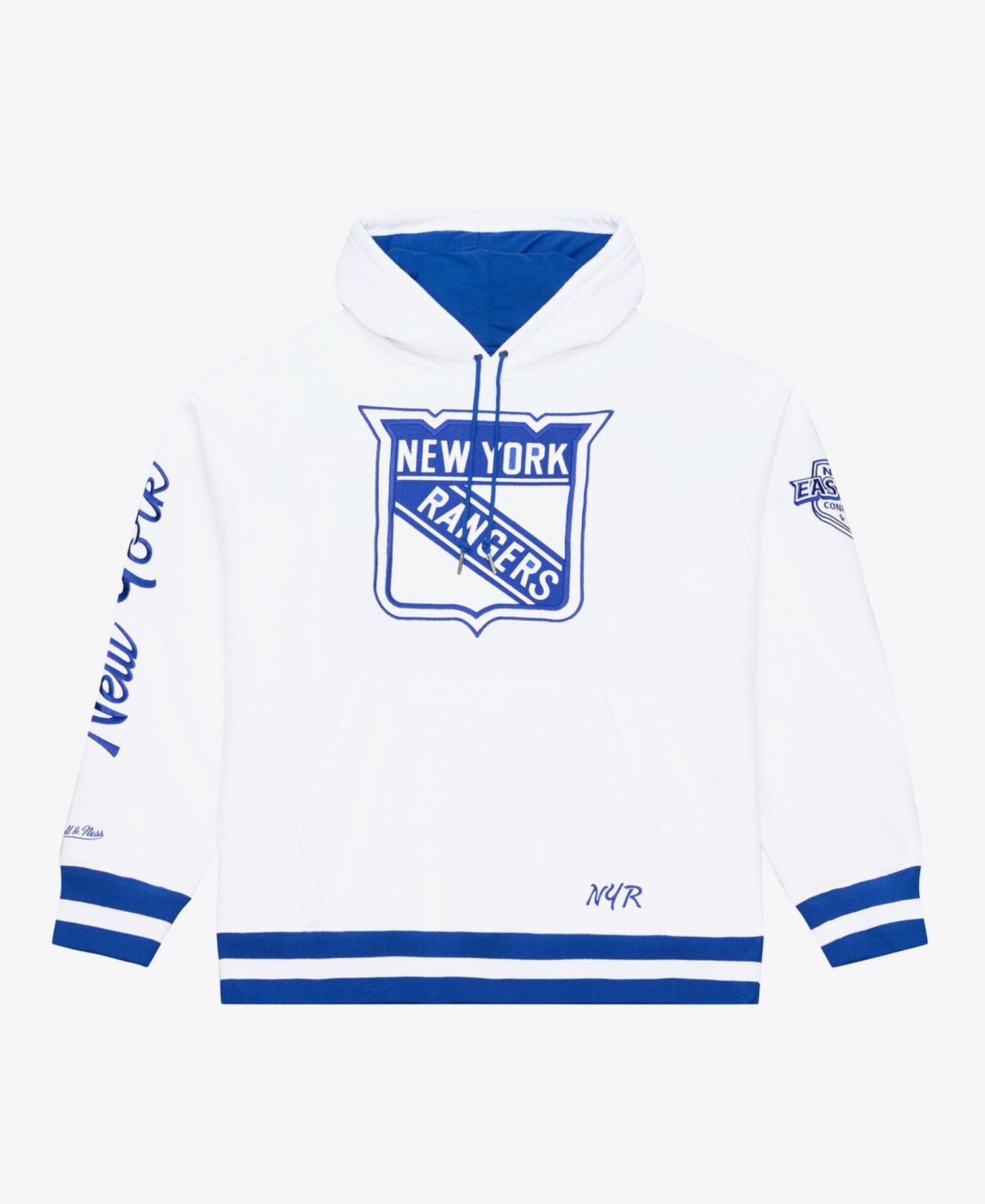 Men's White New York Rangers Arctic Fleece Hoodie