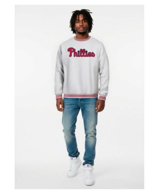 Men's Grey Heather Philadelphia Phillies Reverse Weave Sweatshirt