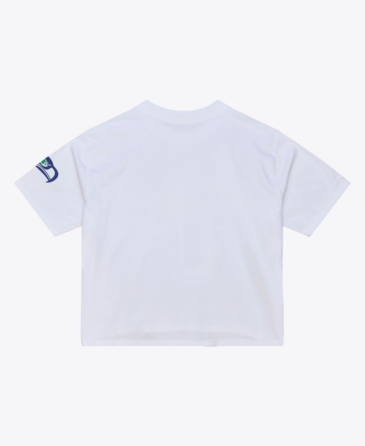 Mitchell & Ness Women's White Seattle Seahawks Head Coach Cropped T-Shirt