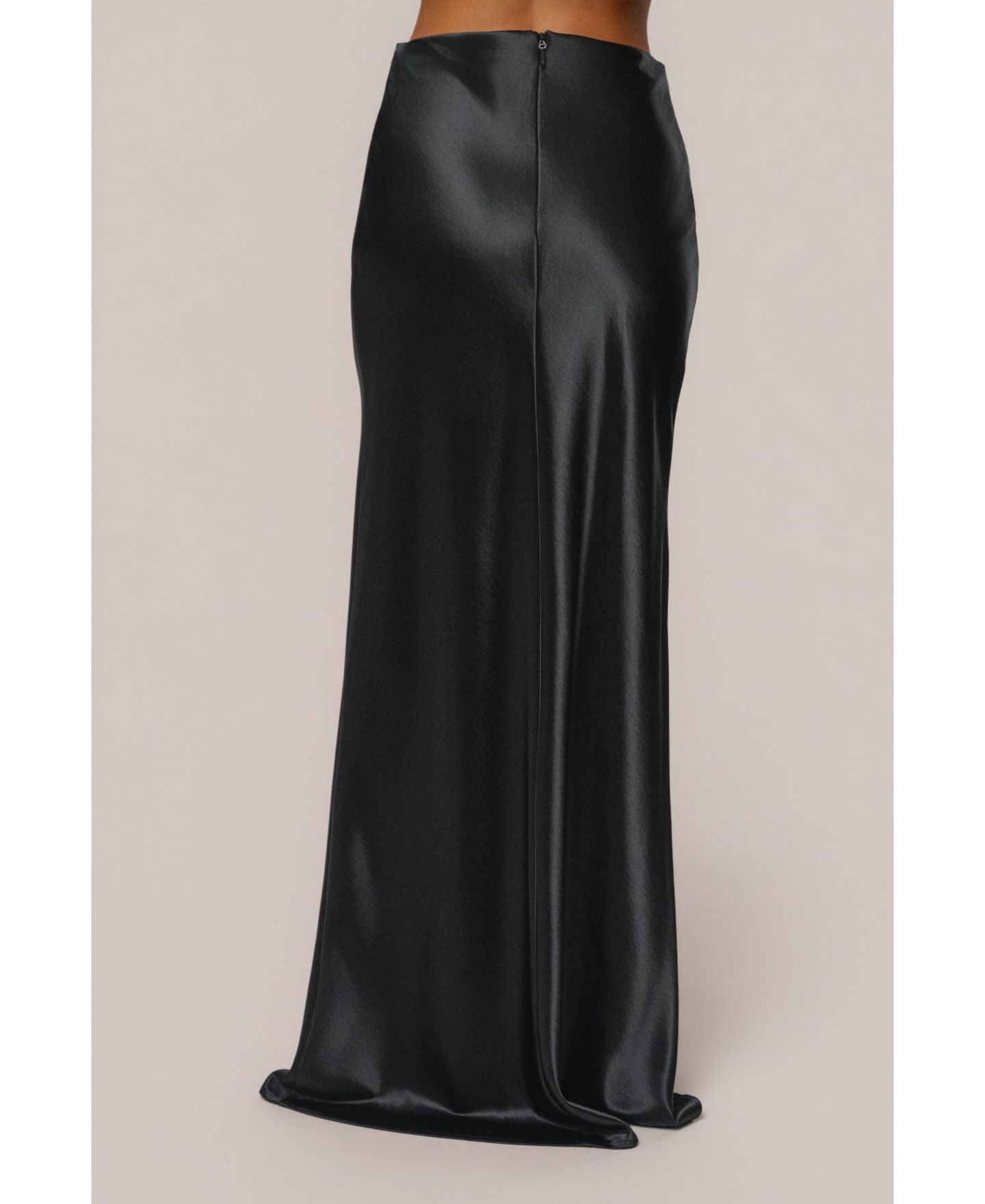 Женская юбка JLUXLABEL Tradition Satin Maxi, цвет: Чёрный — фото 9
