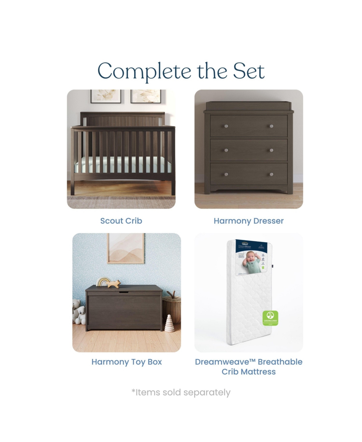 Child Craft Scout 4-in-1 Convertible Crib