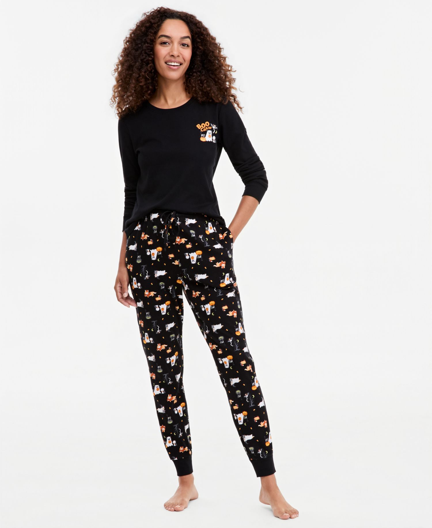 Women's Halloween Party Pajama Set